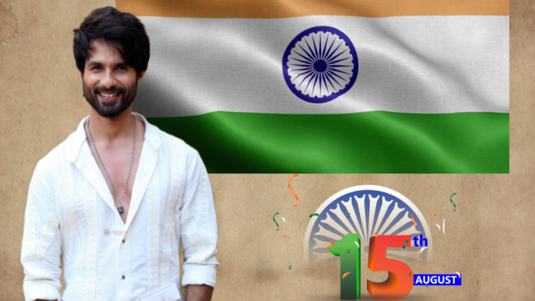 Happy Independence Day to dear Shasha & all Shanatics – From SHAHIDKAPOORINFO.COM