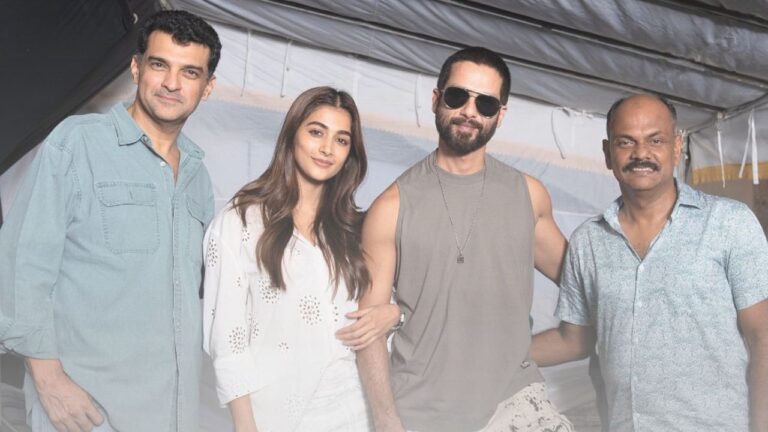 Shahid Kapoor and Pooja Hegde starrer new movie shoot begun.