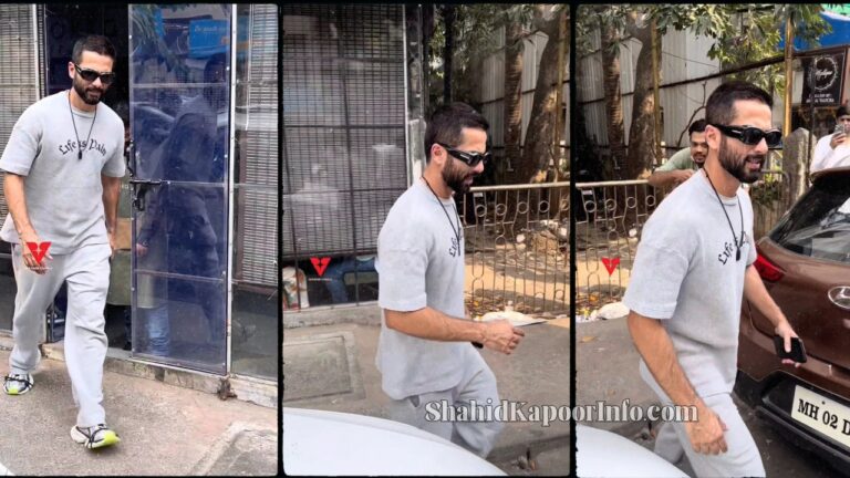 Shahid Kapoor spotted at Bookah cafe, Bandra – 25/10/2023.