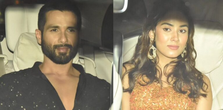 Shahid Kapoor spotted at Ekta Kapoor Diwali bash – 11/11/2023.