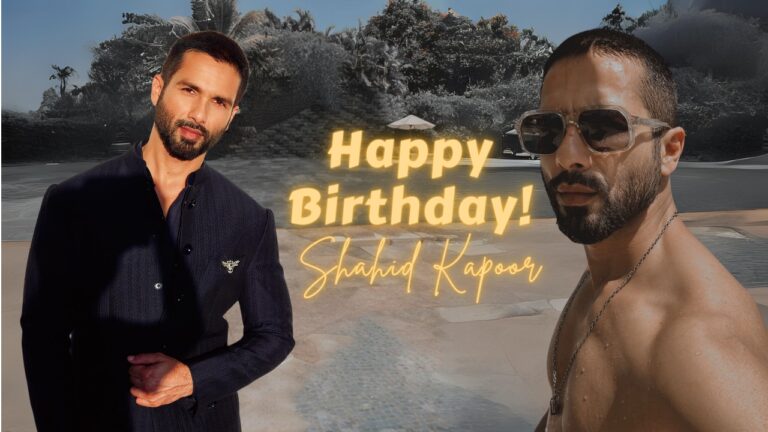 Happy Birthday Shahid Kapoor sir.