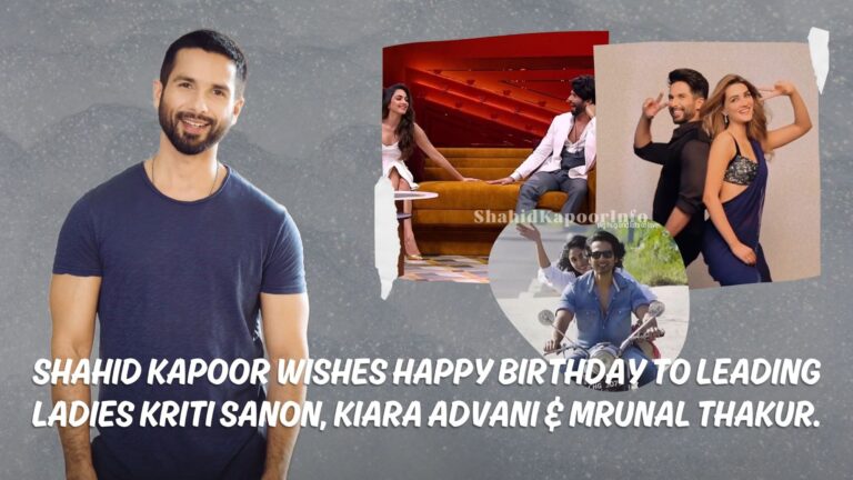 Shahid Kapoor Happy Birthday wishes