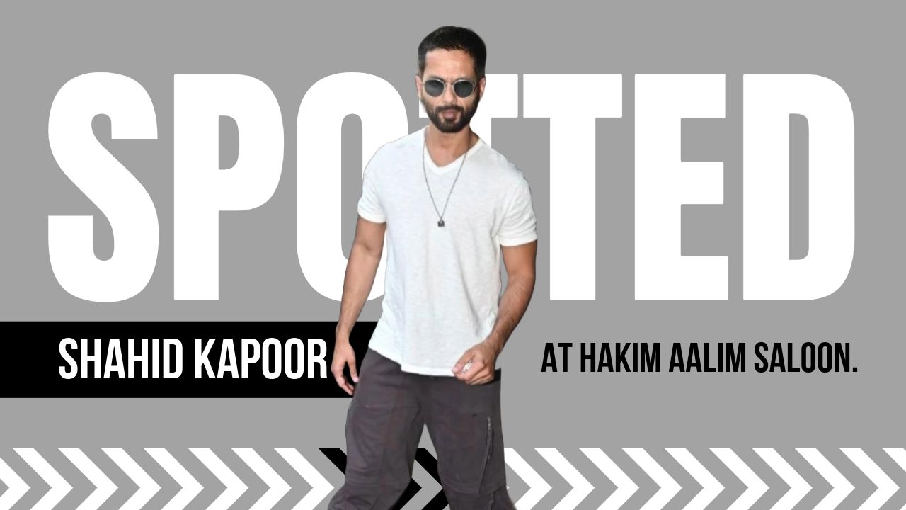 Shahid Kapoor Spotted