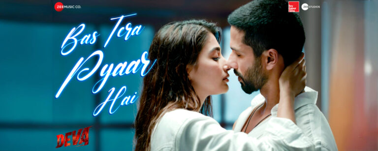 Shahid Kapoor and Pooja Hegde in Bas Tera Pyaar Hai from Deva.