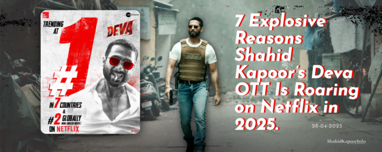 7 Explosive Reasons Shahid Kapoor’s Deva OTT Release Is Roaring on Netflix in 2025.