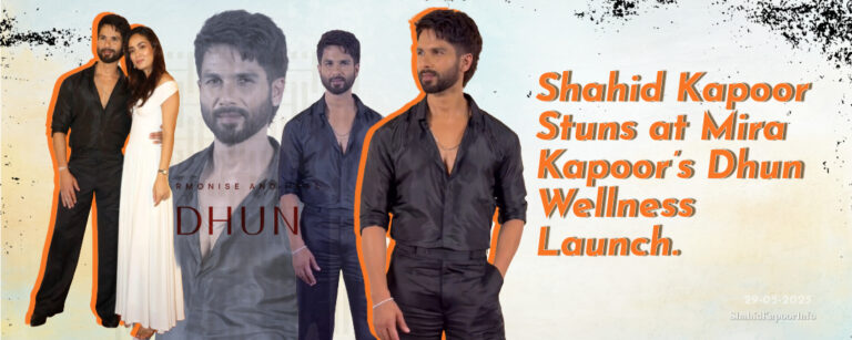 Shahid Kapoor and Mira Kapoor at the Dhun Wellness launch.